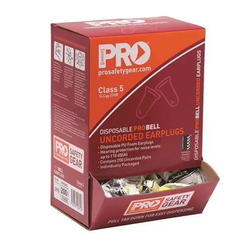 Pro Choice EPYU Disposable Uncorded Earplugs  Box of 200 sold by Kings Workwear at www.kingsworkwear.com.au