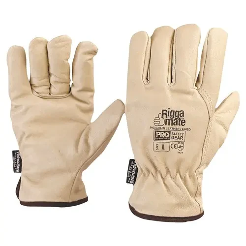 PRO CHOICE PGL41TL RIGGAMATE® LINED GLOVE  PIG GRAIN LEATHER LARGE sold by Kings Workwear at www.kingsworkwear.com.au