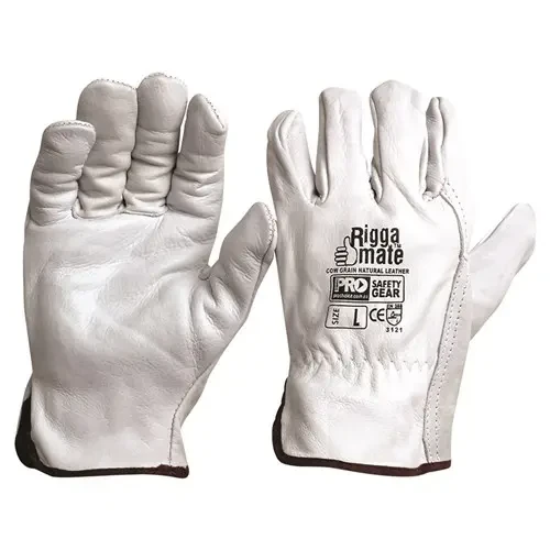 Pro Choice CGL41N Riggamate Natural Cowgrain Gloves sold by Kings Workwear at www.kingsworkwear.com.au