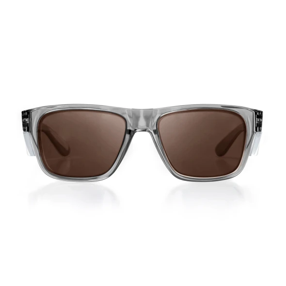 Safestyle - Fusions Graphite Frame Brown Polarised Lens Safety Glasses - FGBRP100