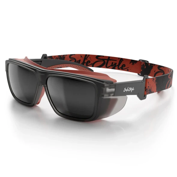 Safestyle - Converts Matte Graphite/Red Frame Grey Polarised Lens - SPCO1 -0001
