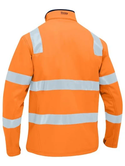 BJ6058T Taped Hi Vis Soft Shell Jacket - Bisley