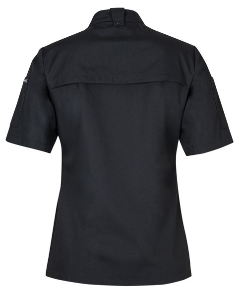 JB's Ladies S/s Snap Button Chef Jacket - 5CJS1