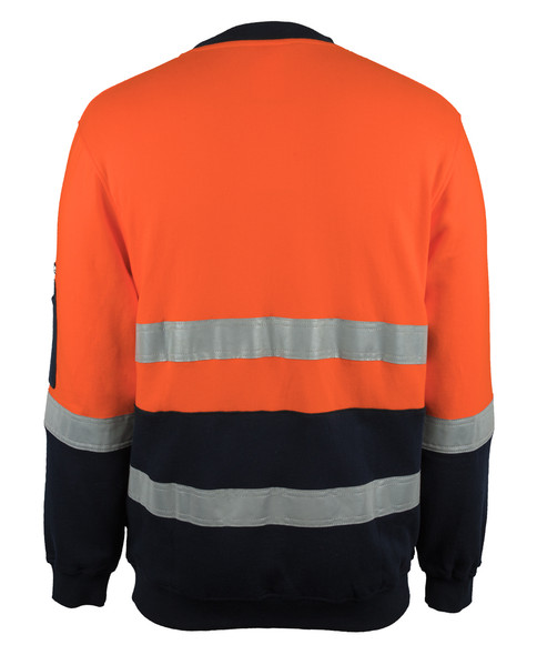 JB's Hi Vis (D+N) 310 Cotton Crew Neck Sweater -  6DVCM