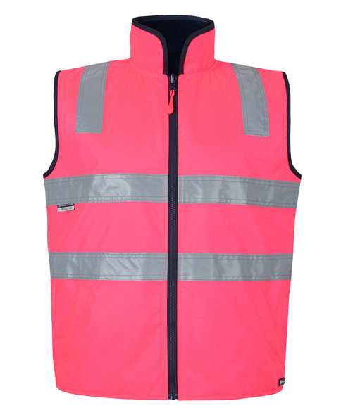 6D4RV - JB's Hi Vis 4602.1 (D+N) Reversible Vest - Jb's Wear
