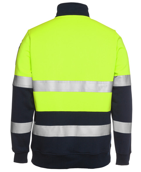 JB's Hi Vis (D+N) 1/2 Zip Fleecy Sweat - 6HZFS
