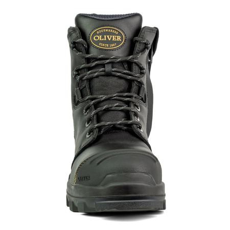 Oliver - 150mm Black Zip Sided Boot - 54545Z