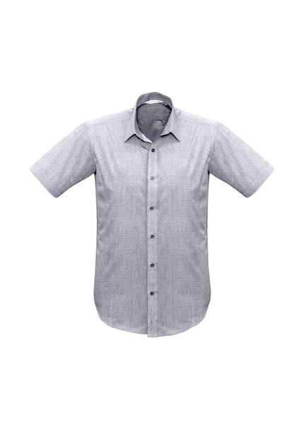 S622MS - Mens Trend Short Sleeve Shirt  - Biz Collection sold by Kings Workwear  www.kingsworkwear.com.au