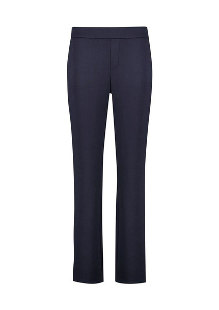 Front View of Scuba Ponte Womens Mid-rise Pull on Pant      sold by Kings Workwear www.kingsworkwear.com.au
