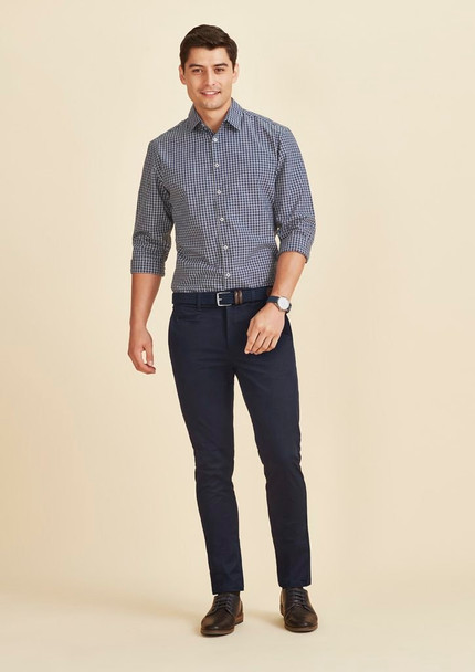 Front View of Mens Traveller Tapered Stretch Chino Pant      sold by Kings Workwear www.kingsworkwear.com.au