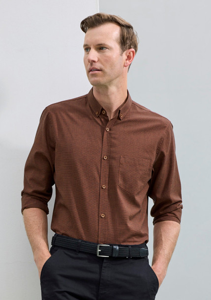 S421ML Mens Soul Long Sleeve Shirt - Biz Collection