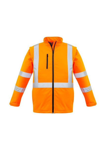 ZJ680 - Unisex Hi Vis 2 in 1 X Back Soft Shell Jacket - Syzmik sold by Kings Workwear  www.kingsworkwear.com.au