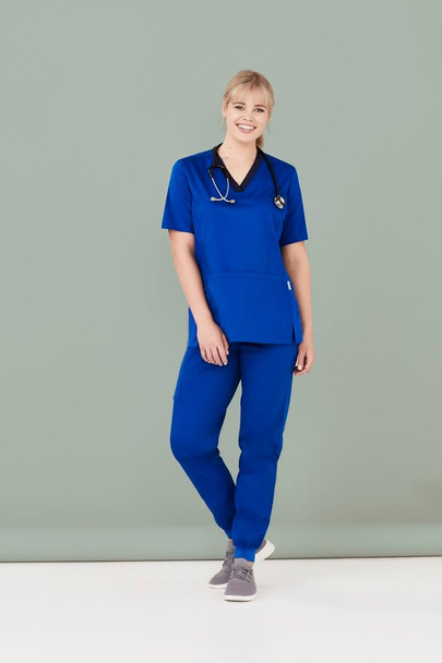 CSP042LL - Womens Riley Slim Leg Jogger Scrub Pant - Biz Care  sold by Kings Workwear  www.kingsworkwear.com.au