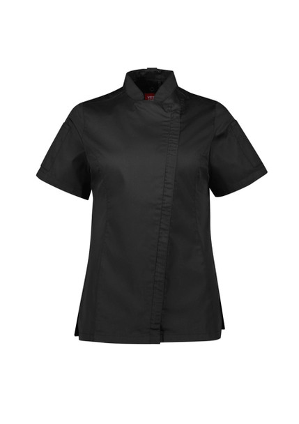 CH330LS Womens Alfresco Short Sleeve Chef Jacket