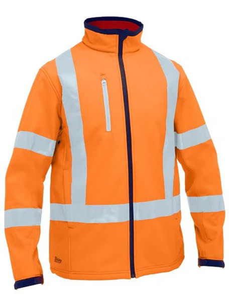 Bisley BJ6059XT X taped Hi Vis Soft Shell Jacket Bisley BJ6059XT X taped Hi Vis Soft Shell Jacket