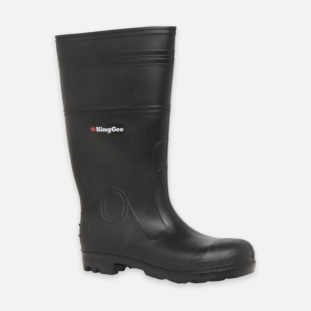 KingGee Sludge Non Safety Gumboot- Black K29007