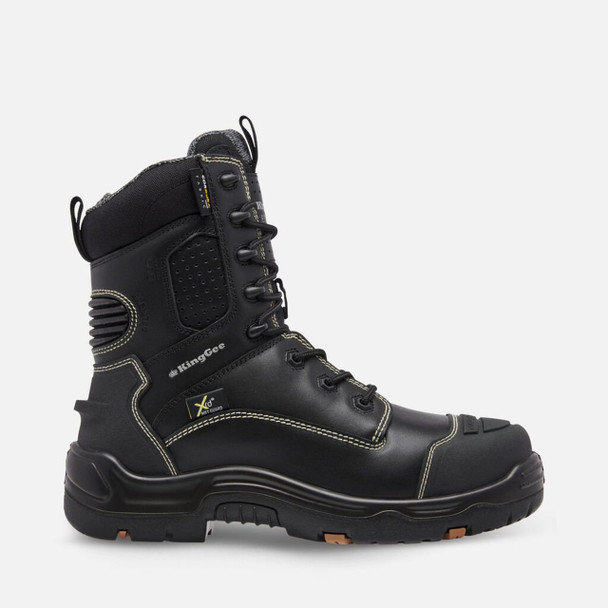 Kinggee ONYX 8Z Puncture-Resistant Work Zip Boot - Black K27996 Kinggee ONYX 8Z Puncture-Resistant Work Zip Boot - Black K27996