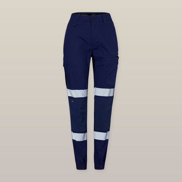 Hard Yakka Women's Raptor Cuff Pant With Tape - Y08411 - Hard Yakka sold by Kings Workwear www.kingworkwear.com.au Hard Yakka Women's Raptor Cuff Pant With Tape - Y08411 - Hard Yakka sold by Kings Workwear www.kingworkwear.com.au