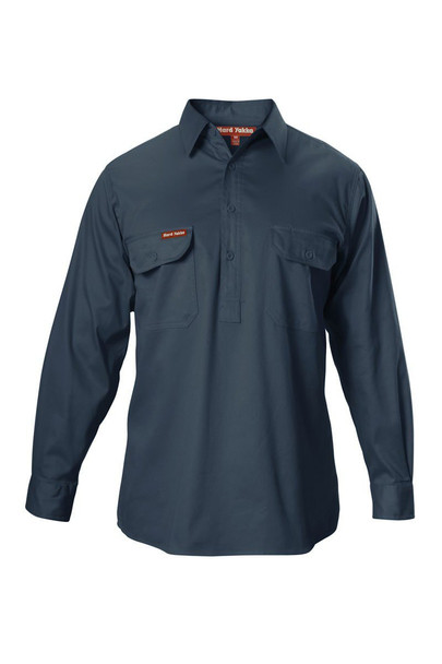 Hard Yakka Foundations Cotton Drill Closed Front Shirt Long Sleeve Shirt - Y07530 - Hard Yakka sold by Kings Workwear www.kingworkwear.com.au Hard Yakka Foundations Cotton Drill Closed Front Shirt Long Sleeve Shirt - Y07530 - Hard Yakka sold by Kings Workwear www.kingworkwear.com.au