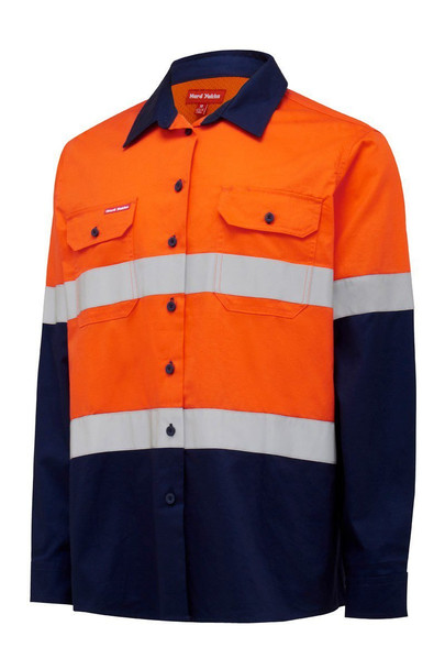 Hard Yakka L/Sl Hi Vis L/Weight 2 Tone Ventilated Shirt W/Tape - Y08805 - Hard Yakka sold by Kings Workwear www.kingworkwear.com.au Hard Yakka L/Sl Hi Vis L/Weight 2 Tone Ventilated Shirt W/Tape - Y08805 - Hard Yakka sold by Kings Workwear www.kingworkwear.com.au