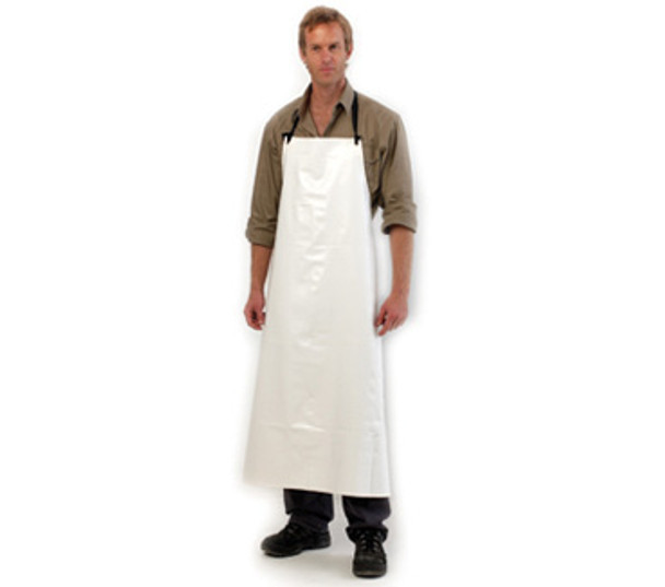 PRO CHOICE White PVC Apron - AF1W
