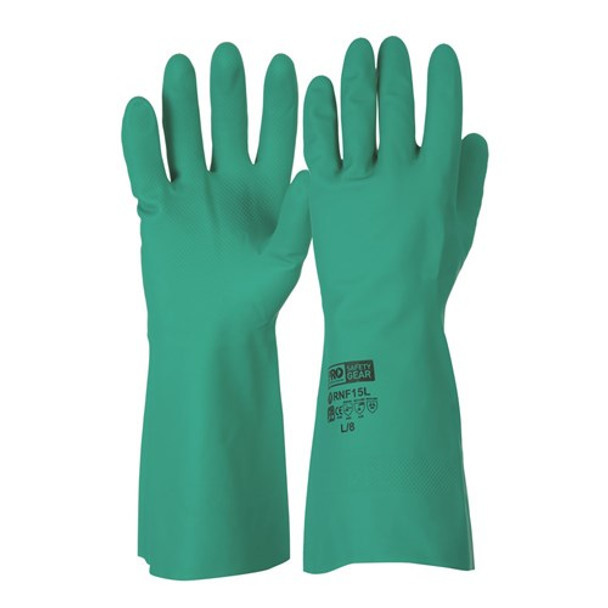 Pro Choice® Green Nitrile Gloves RNF15 pk12
