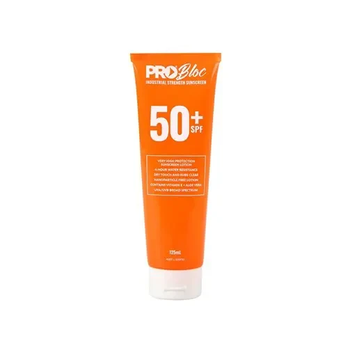 Pro Choice SS125-50 Probloc 50+ Sunscreen 125ml sold by Kings Workwear at www.kingsworkwear.com.au