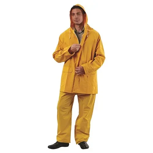 Pro Choice RJ Yellow 3/4 Length PVC Rain Jacket sold by Kings Workwear at www.kingsworkwear.com.au