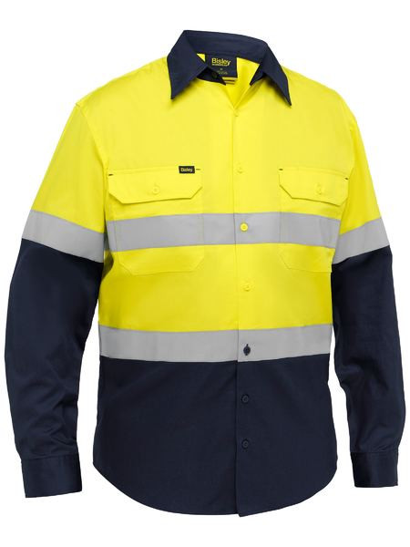 Bisley  - Industrial Taped Hi Vis Cool Lighweight Vented Shirt - BS6390T