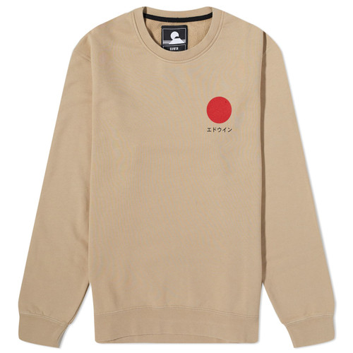 Japanese Sun Crew Sweat (Pepper)----1mz67