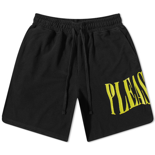 Twitch Waffle Knit Shorts (Black)----p23su036_blk