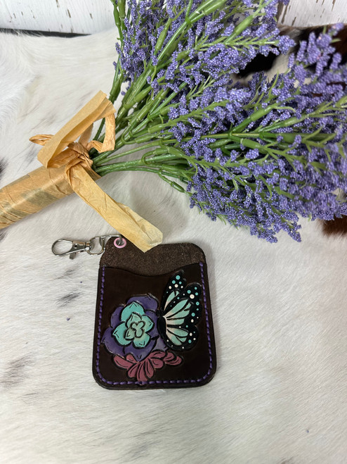 Butterfly and Succulent Card Wallet Butterfly and Succulent Card Wallet
