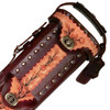 Instroke 3x5 Saddle Flower Pool Cue Case - Top Detail