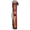 Instroke 3x5 Saddle Flower Pool Cue Case - Full Case Front