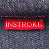 Instroke Limited Denim Pool Cue Case - 3x5 - Logo Tag