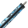Rage RGCB Blue Poison Oak Camo Pool Cue - Joint Detail