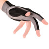 Predator Second Skin Black and Gray Pool Glove - Left Hand - Thumb Side