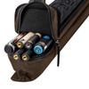 Predator Metro Brown Hard Pool Cue Case - 2x4 - With Cues