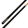 Viking Crush Break/Jump Cue Black - Linen Wrap - Butt and Forearm