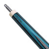 Jacoby Custom Cue - Laminated Teal and Gray - Joint