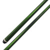 Jacoby Custom Cue - Laminated Green and Gray - Butt Sleeve and Forearm