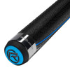 Predator BK Rush Tempest Gray Break Cue - Sport Wrap - Butt Detail