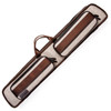 Lucasi DUO Brown Pool Cue Case - Soft - 3x5 - Front