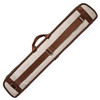 Lucasi DUO Brown Pool Cue Case - Soft - 3x5 - Back