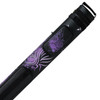 Athena Purple Tribal Heart Pool Cue Case - 2x2 - Detail