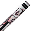 Athena Burning Heart Pool Cue Case - 2x2 - Detail