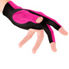 Predator Second Skin Pool Glove - Pink - Left Hand - Fingers