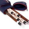 Cuetec Pro Line Blue Hard Pool Cue Case - 2x4 - With Cues