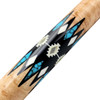 Viking Two Feathers Limited Edition Pool Cue - Grip Inlay Detail