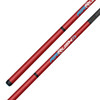 Predator Air Rush Red Revenge Jump Cue - No Wrap - Detail Together